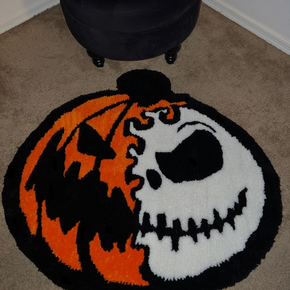 Jack Skellington Rug - Picture 3 of 3